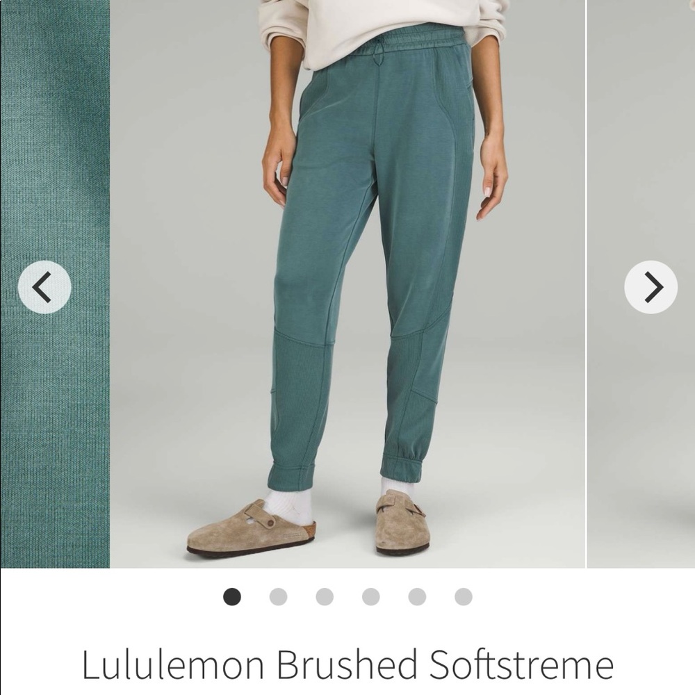 Lululemon Softstreme Ribbed High Rise Jogg,Size 4